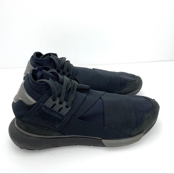 Y-3 Yohji Yamamoto Adidas Qasa High Sneakers Black - Picture 4 of 11
